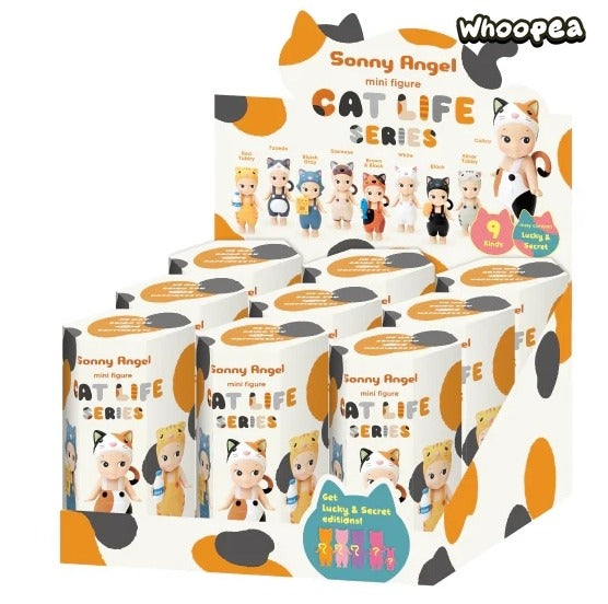 Sonny Angel Cat Life Series Figures, Blind Box