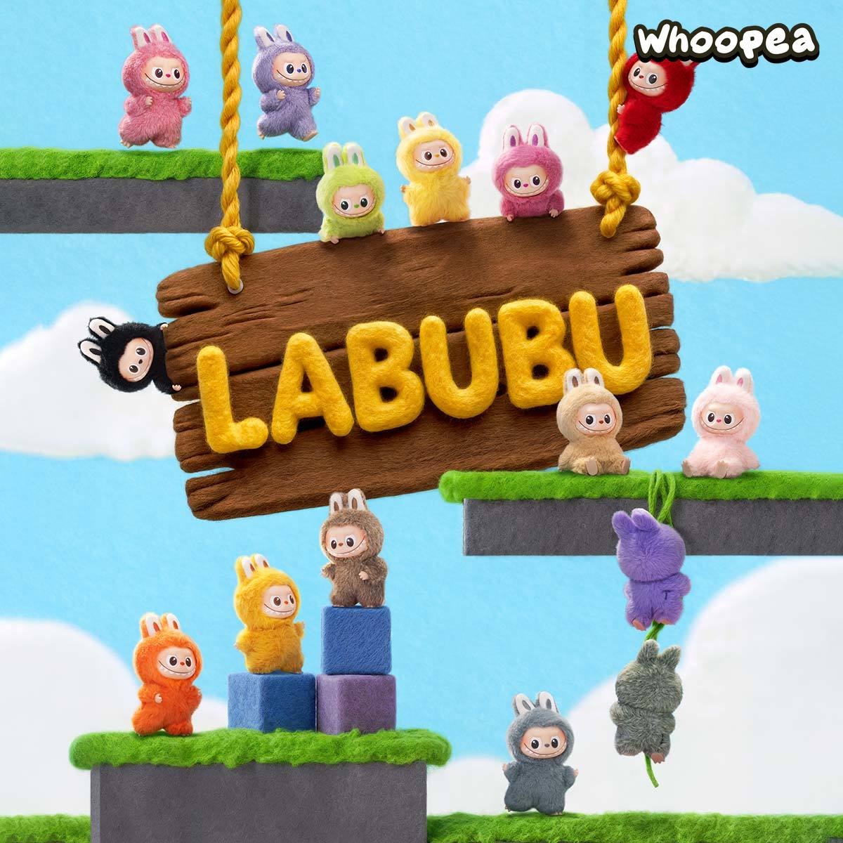 THE MONSTERS Labubu Pin for Love Series-Vinyl Plush Pendant Blind Box (N-Z)