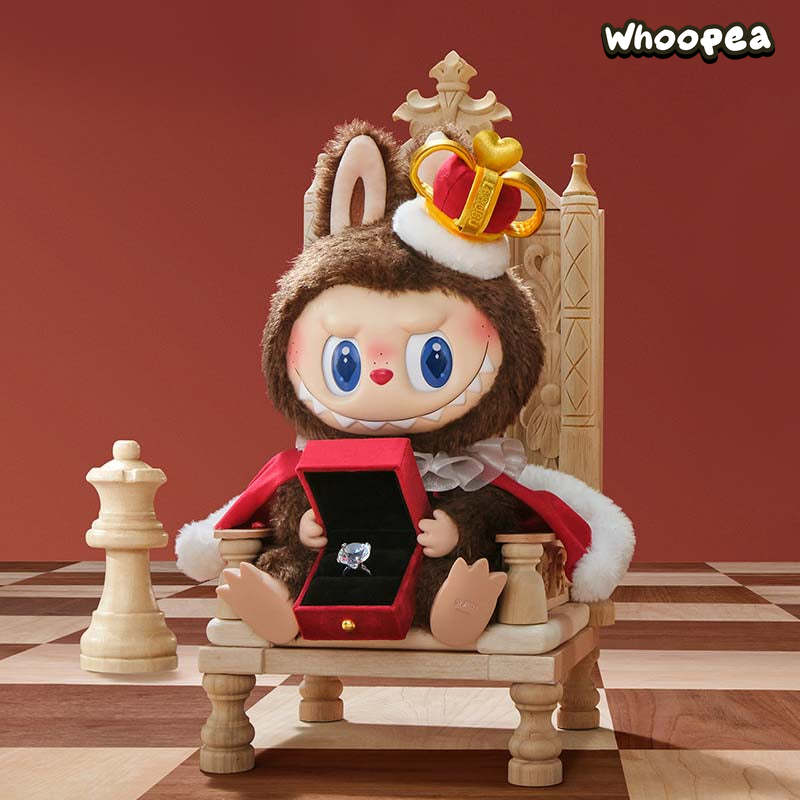 The Monsters Labubu Let's Checkmate Series The King Vinyl Plush Doll