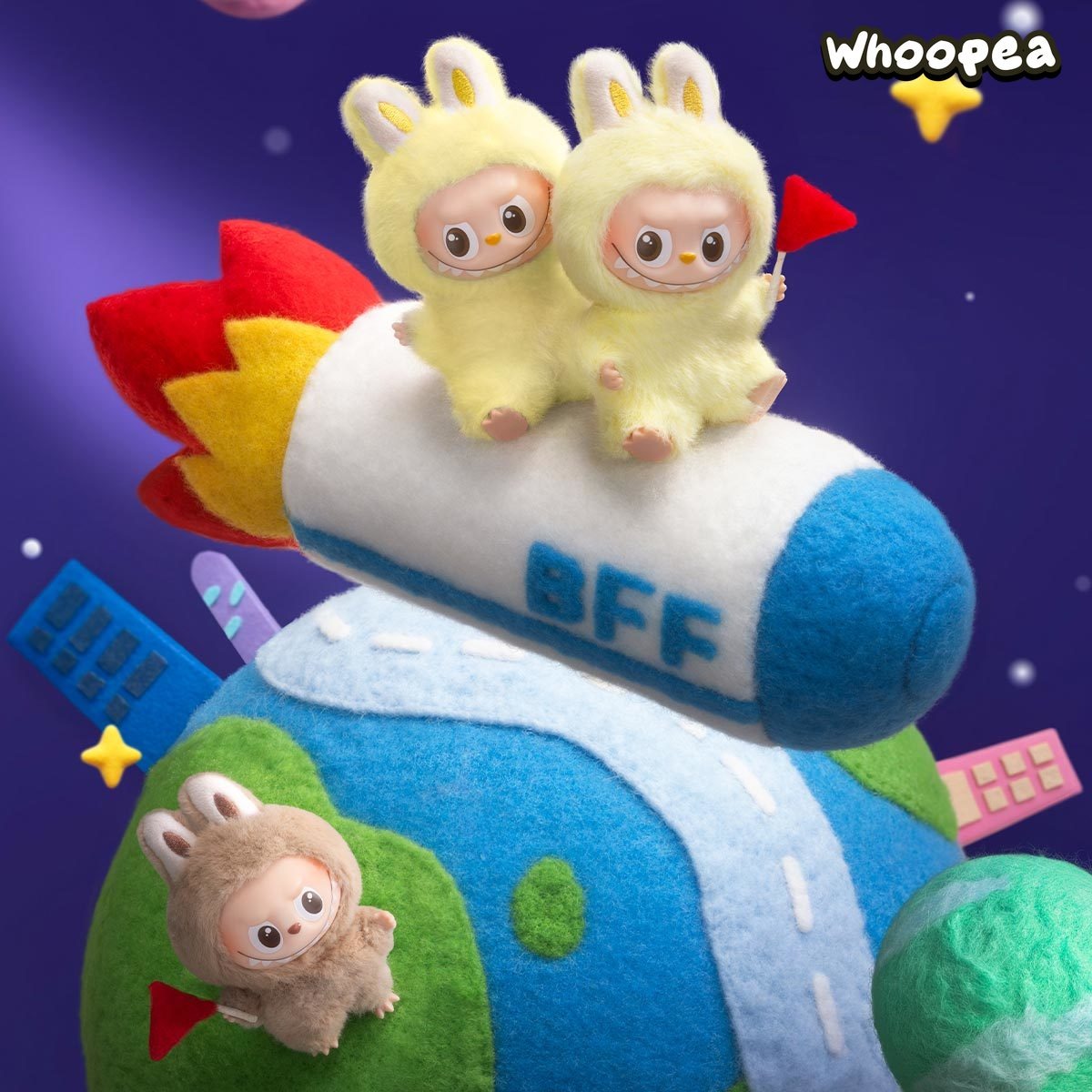 THE MONSTERS Labubu Pin for Love Series-Vinyl Plush Pendant Blind Box (N-Z)