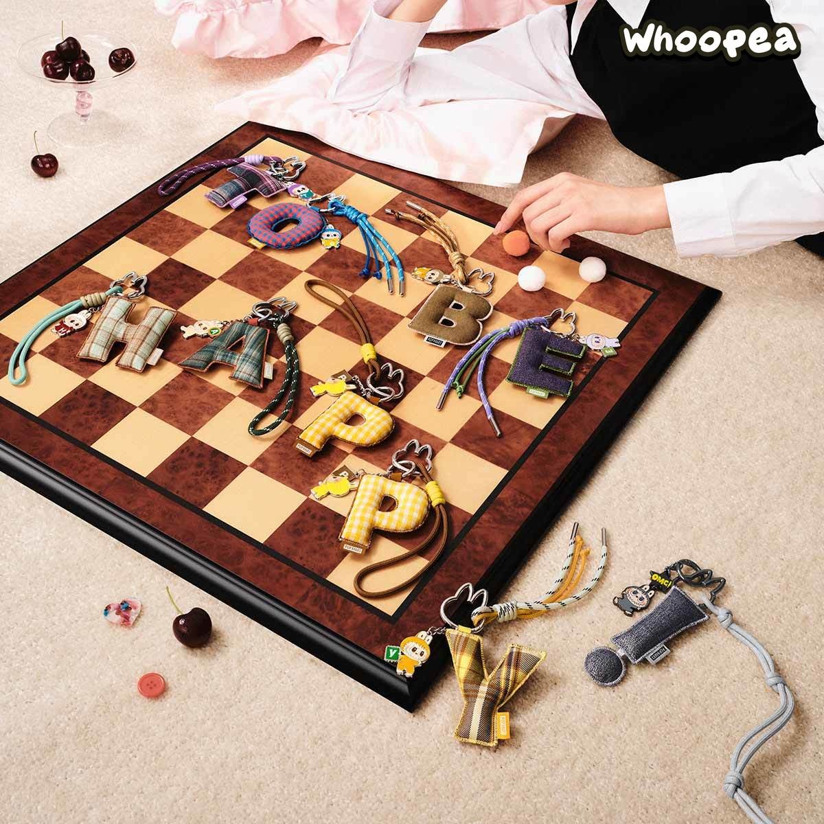 THE MONSTERS Labubu Pin for Love Series- Letter Pendant Blind Box (N-Z)