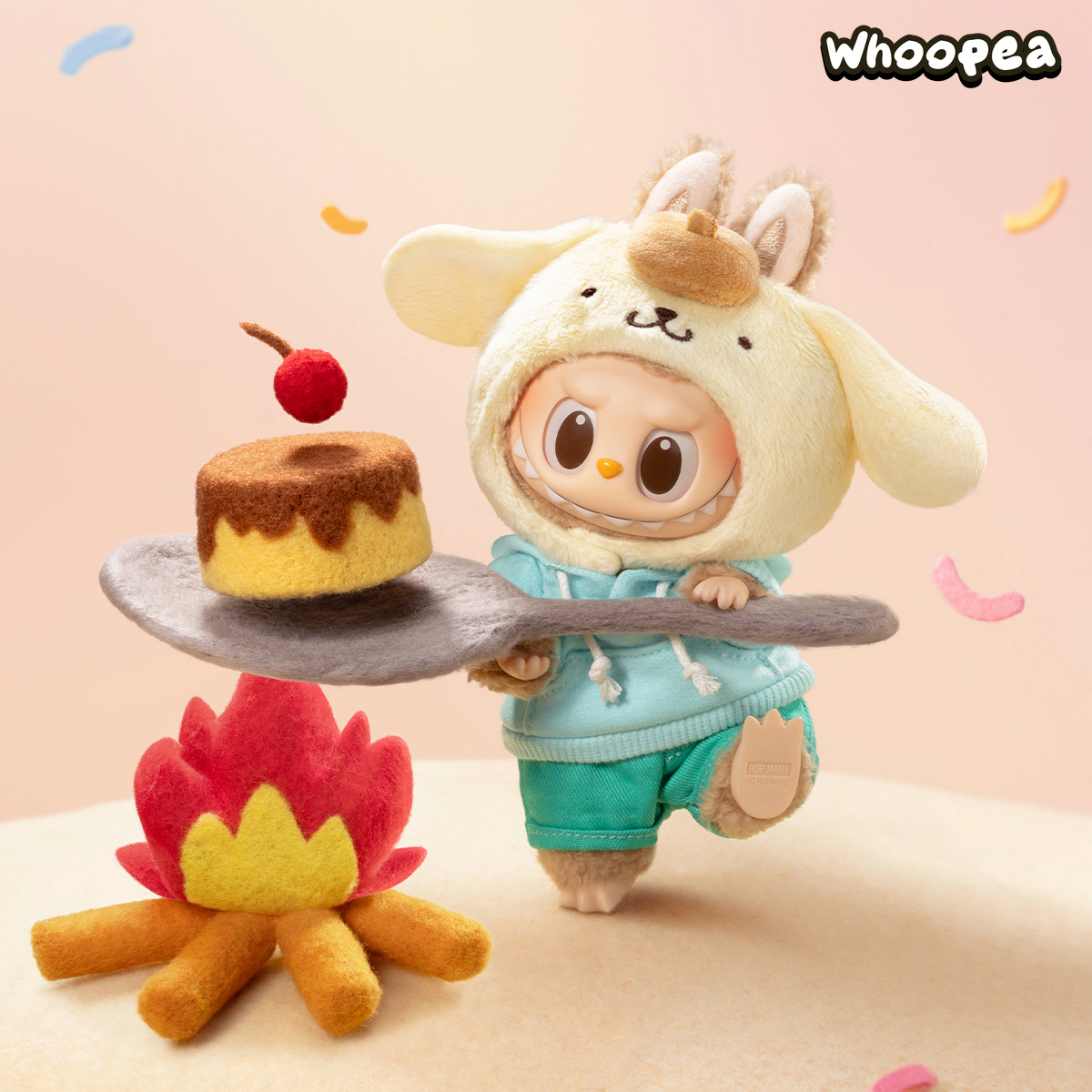 THE MONSTERS x Hello Kitty and Friends Series-Vinyl Plush Pendant Blind Box