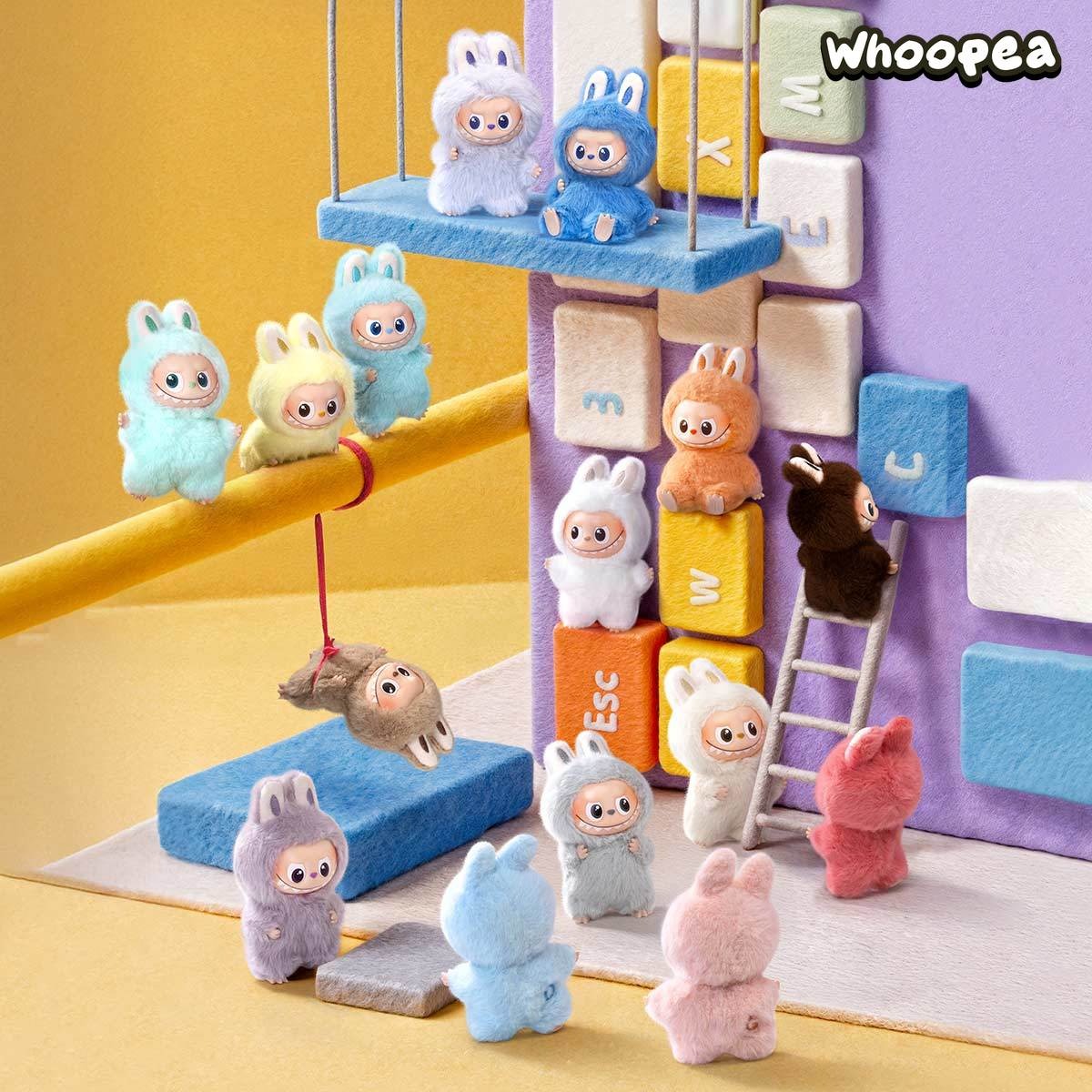 THE MONSTERS Labubu Pin for Love Series-Vinyl Plush Pendant Blind Box (A-M)