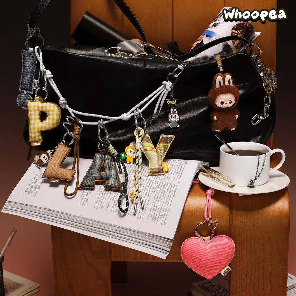 THE MONSTERS Labubu Pin for Love Series- Letter Pendant Blind Box (N-Z)