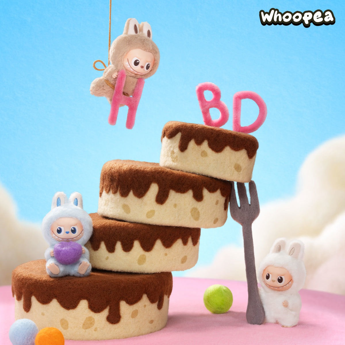 THE MONSTERS Labubu Pin for Love Series-Vinyl Plush Pendant Blind Box (A-M)