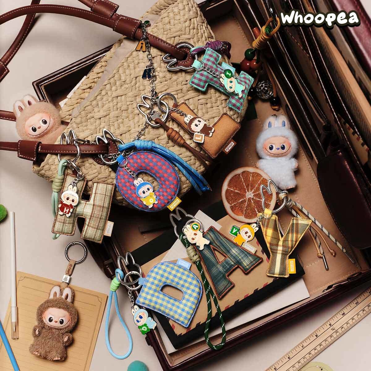 THE MONSTERS Labubu Pin for Love Series- Letter Pendant Blind Box (N-Z)