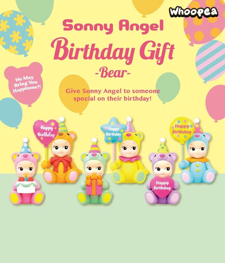 Sonny Angel  Birthday Gift Bear Series