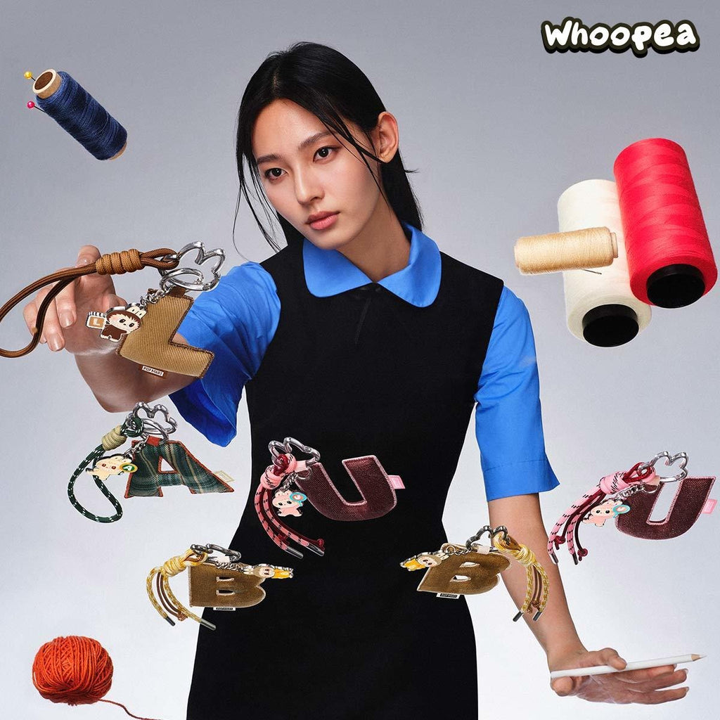 THE MONSTERS Labubu Pin for Love Series- Letter Pendant Blind Box (A-M)