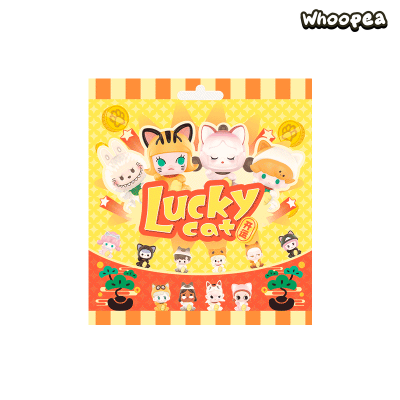 POP BEAN Lucky Cat Series PVC Figures, Blind Box