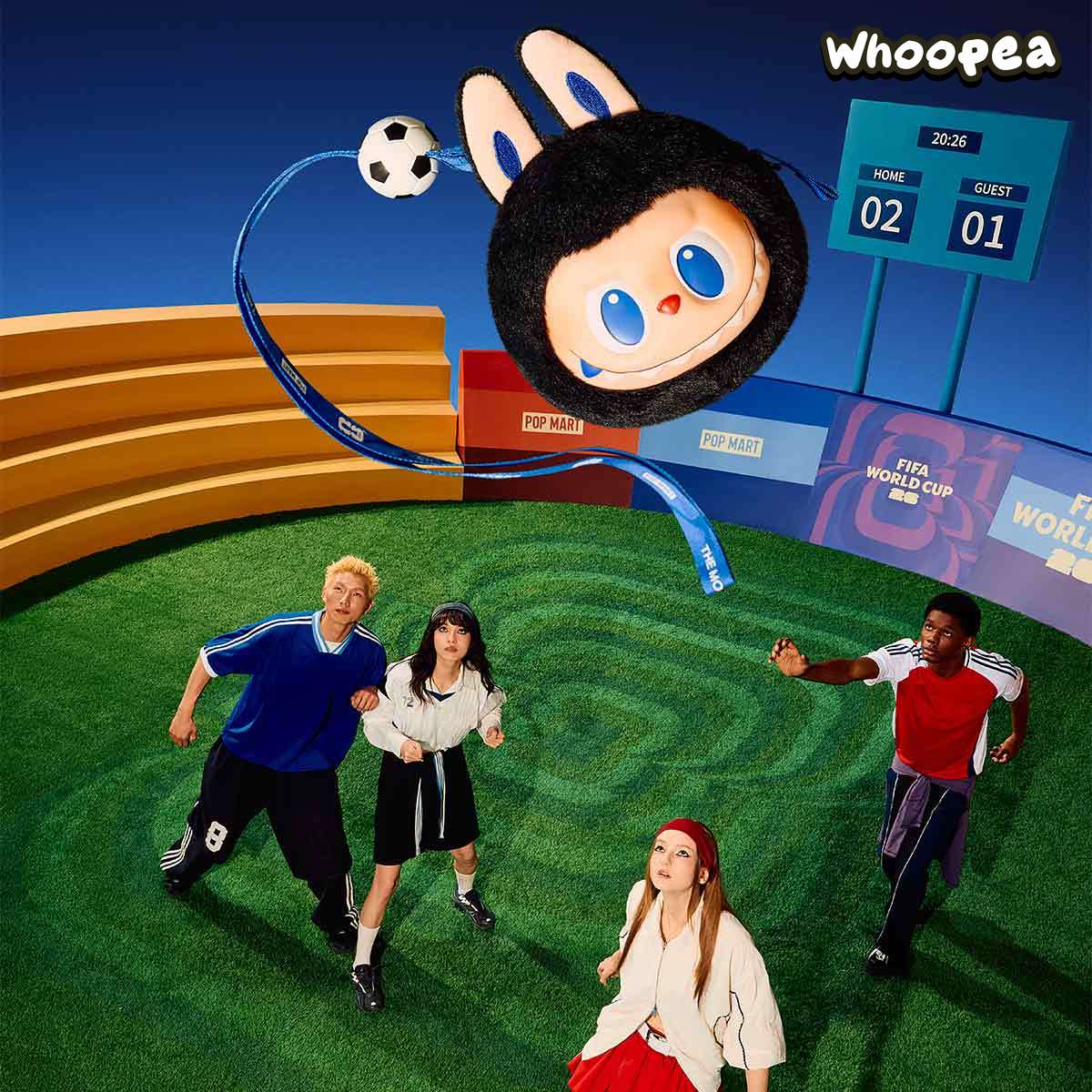 THE MONSTERS × FIFA SERIES-Vinyl Plush Pendant Blind Box