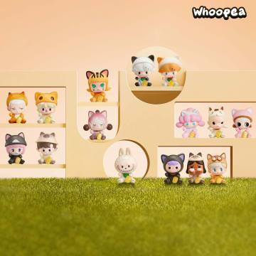 POP BEAN Lucky Cat Series PVC Figures, Blind Box